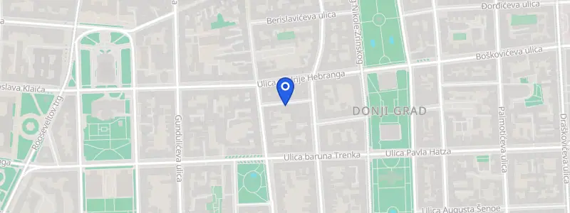 Karta lokacije: Specijalistička ordinacija dentalne medicine za oralnu kirurgiju dr. sc. Nena Matulić, dr. med. dent. spec. oralne kirurgije, Ulica Ante Kovačića 3, Zagreb