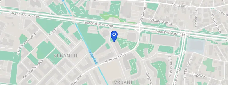 Karta lokacije: Stomatološka ordinacija dr. Adis Ugljen, Listopadska Ulica 1, Zagreb