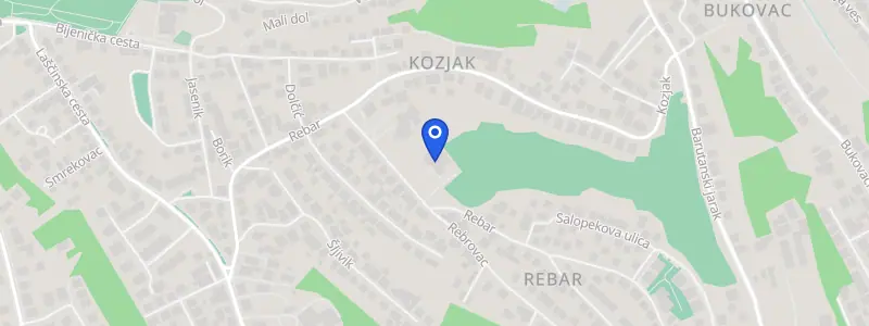 Karta lokacije: Stomatološka ordinacija dr. Aleksandra Urli, Rebar 33, Zagreb