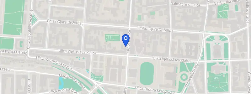 Karta lokacije: Stomatološka ordinacija dr. Alma Ćatić, Kačićeva Ulica 22, Zagreb