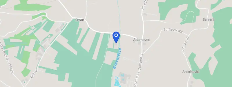 Karta lokacije: Stomatološka ordinacija dr. Amarela Seferović Hermešćec, Ulica Kneza Adama 7, Adamovec, Zagreb