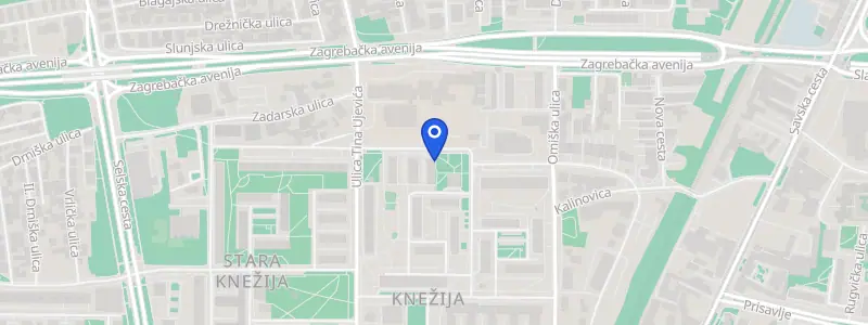 Karta lokacije: Stomatološka ordinacija dr. Ana-Marija Kulušić, Ulica Davorina Bazjanca 3, Zagreb