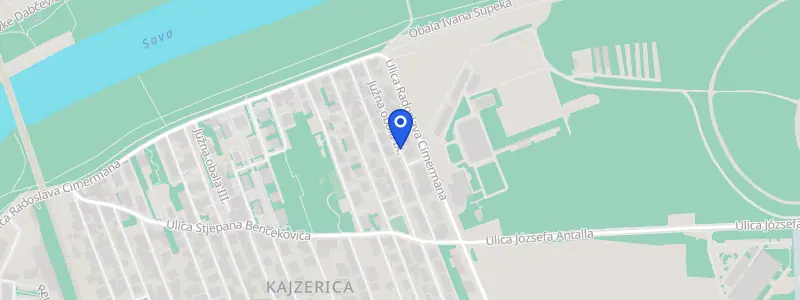Karta lokacije: Stomatološka ordinacija dr. Ana Marinić, Južna Obala Ix. 20, Zagreb