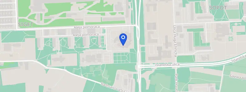 Karta lokacije: Stomatološka ordinacija dr. Davor Krajačić, Avenija Većeslava Holjevca 22, Zagreb
