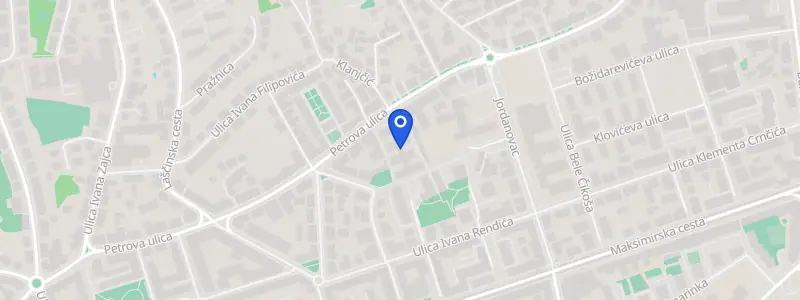 Karta lokacije: Stomatološka ordinacija dr. Dina Martinović Salarić, Ulica Lavoslava Švarca 20, Zagreb