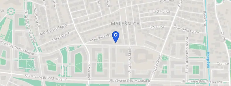 Karta lokacije: Stomatološka ordinacija dr. Ivan Škrbić, Ulica Ante Topić - Mimare 45, Zagreb