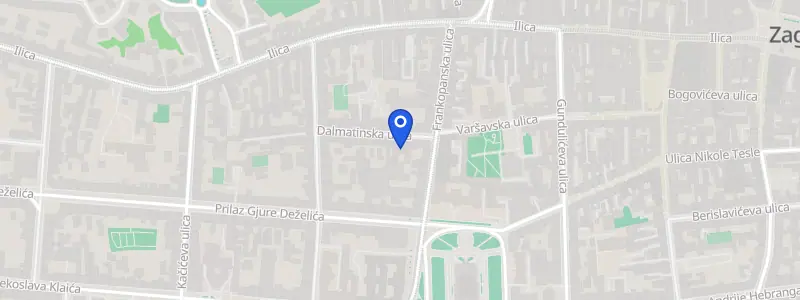 Karta lokacije: Stomatološka ordinacija dr. Dubravka Dvojković, Dalmatinska Ulica 3, Zagreb
