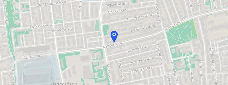 Karta lokacije: Stomatološka ordinacija dr. Dunja Jordanić, Ozaljska Ulica 110, Zagreb