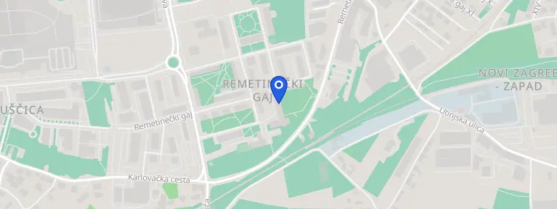 Karta lokacije: Stomatološka ordinacija dr. Dunja Ribarić, Remetinečki Gaj 14, Zagreb