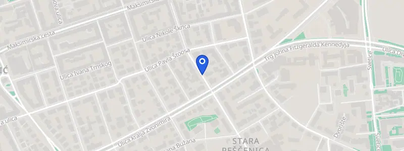 Karta lokacije: Stomatološka ordinacija dr. Đurđica Hajsan, Ulica Dragojla Kušlana 36, Zagreb