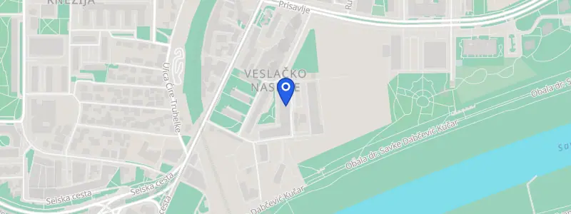 Karta lokacije: Stomatološka ordinacija dr. Ines Frank Begović, Veslačka Ulica 17, Zagreb