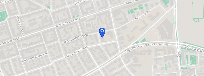 Karta lokacije: Stomatološka ordinacija dr. Irena Crnić Fotak, Ulica Dragutina Hirca 1, Zagreb