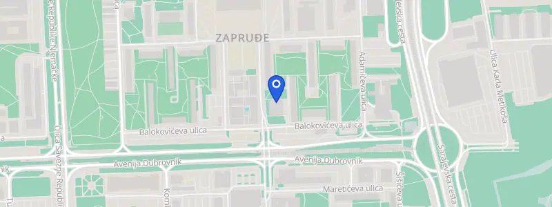 Karta lokacije: Stomatološka ordinacija dr. Ivan Romac, Meštrovićev Trg 16, Zagreb