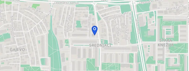 Karta lokacije: Stomatološka ordinacija dr. Jasenka Dabinović, Srednjaci 14, Zagreb