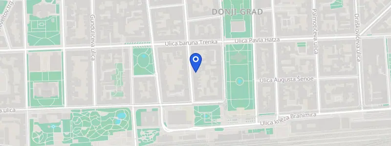 Karta lokacije: Stomatološka ordinacija dr. Jasminka Džodan, Gajeva Ulica 51, Zagreb