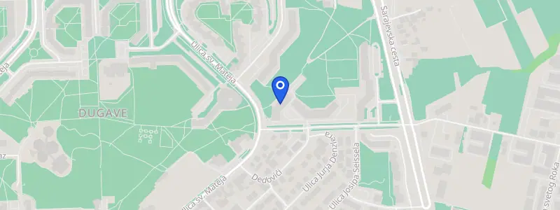 Karta lokacije: Stomatološka ordinacija dr. Katica Ćosić, Kauzlarićev Prilaz 7, Zagreb
