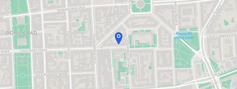 Karta lokacije: Stomatološka ordinacija dr. Lidija Krhen, Ulica Kneza Borne 5, Zagreb
