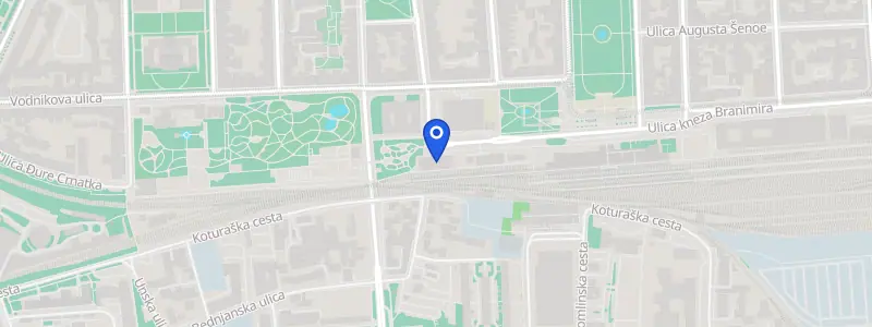 Karta lokacije: Stomatološka ordinacija dr. Marija Rogalo Narančić, Ulica Grgura Ninskog 3, Zagreb