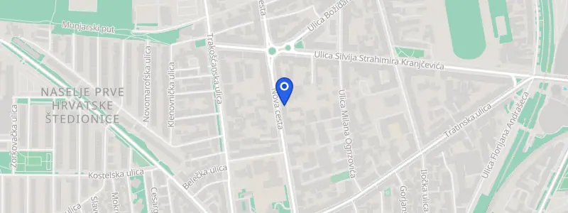 Karta lokacije: Stomatološka ordinacija dr. Maristela Tartaro, Nova Cesta 65, Zagreb