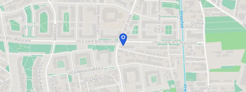 Karta lokacije: Stomatološka ordinacija dr. Martin Matić, Ulica Ivane Brlić - Mažuranić 25, Zagreb