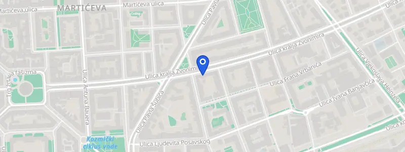 Karta lokacije: Stomatološka ordinacija dr. Nataša Prgin, Ulica Kralja Zvonimira 34, Zagreb