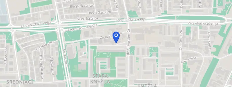 Karta lokacije: Stomatološka ordinacija dr. Nikolina Mešin, Ninska Ulica 10, Zagreb