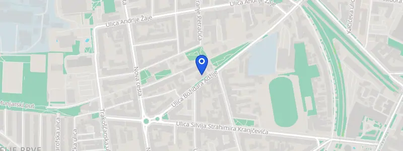 Karta lokacije: Stomatološka ordinacija dr. Nives Protrka, Ulica Božidara Adžije 22, Zagreb