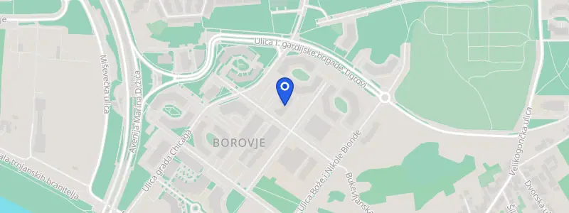 Karta lokacije: Stomatološka ordinacija dr. Otilija Anić, Ulica Zdeslava Turića 1, Zagreb