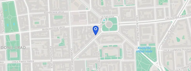 Karta lokacije: Stomatološka ordinacija dr. Sergea Muškić, Ulica Kneza Mislava 15, Zagreb