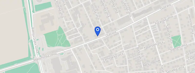 Karta lokacije: Stomatološka ordinacija dr. Željko Putar, Dubrava 15, Zagreb