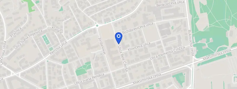 Karta lokacije: Stomatološka ordinacija dr. Ženja Boduljak Nedov, Ulica Bele Čikoša 3, Zagreb
