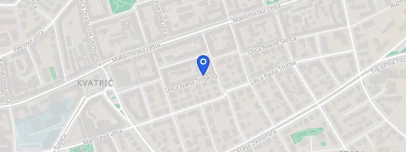 Karta lokacije: Stomatološka poliklinika Gašparac, Ulica Ivana Trnskog 17, Zagreb