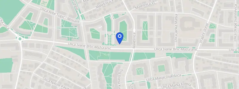 Karta lokacije: Stomatološka ordinacija dr. Tomislav Matić, Ulica Ivane Brlić - Mažuranić 52, Zagreb